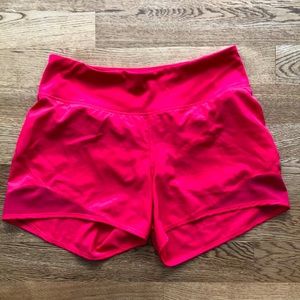 Bright pink Old Navy running shorts (small)